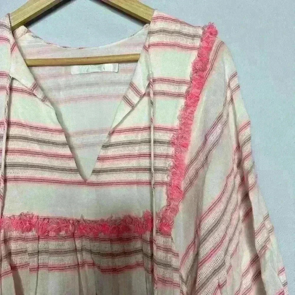 Zimmerman top Womens 1 Small Pink V-Neck 3/4 Sleeve - Picture 13 of 14